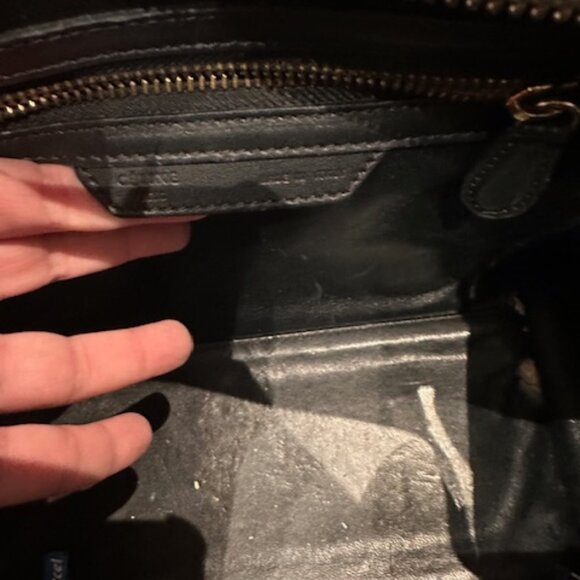 Celine Nano Tote in Black - Picture 4 of 7